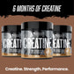 6 Months Supply of Creatine Monohydrate Pack
