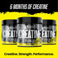 6 Months Supply of Creatine Monohydrate Pack