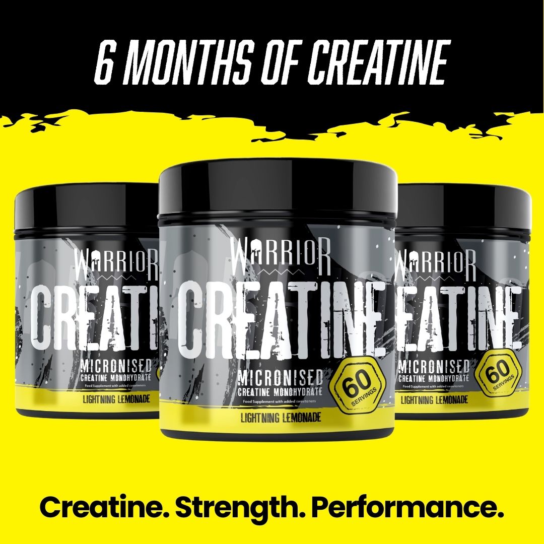 6 Months Supply of Creatine Monohydrate Pack
