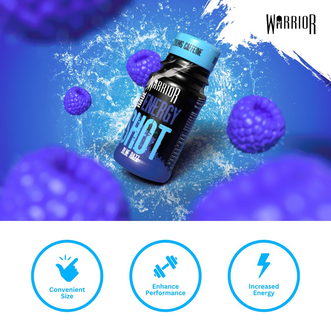 Warrior Rage Pre-Workout Energy Shots