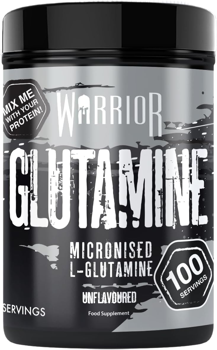 Warrior Glutamine Powder - 300g (60 Servings) & 500g Tubs (100 Servings)