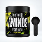 Warrior Aminos BCAA + Electrolyte Powder – 360g (30 Servings), Lightning Lemonade: pack shot
