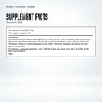 Warrior Aminos BCAA + Electrolyte Powder – 360g (30 Servings), Lightning Lemonade: supplement facts