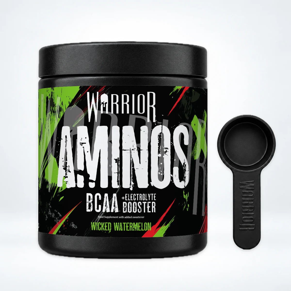 Warrior Aminos BCAA + Electrolyte Powder – 360g (30 Servings), Watermelon: pack shot