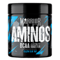 Warrior Aminos BCAA + electrolyte powder tub – Blue Raspberry, 30 servings