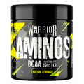 Warrior Aminos BCAA + electrolyte powder tub – Lightning Lemonade, 30 servings