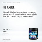 Warrior Creatine Monohydrate Powder, 300g / Blue Razz: customer review