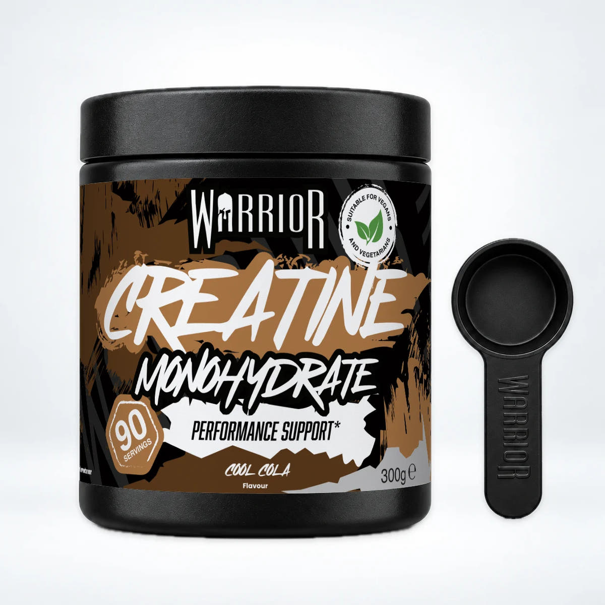 Warrior Creatine Monohydrate Powder, 300g / Cool Cola: pack shot