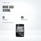 Warrior Glutamine Powder, 500g: macro callout