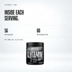 Warrior Glutamine Powder, 300g: macro callout