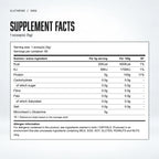 Warrior Glutamine Powder, 300g: supplement facts