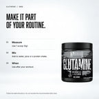 Warrior Glutamine Powder, 300g: when to take