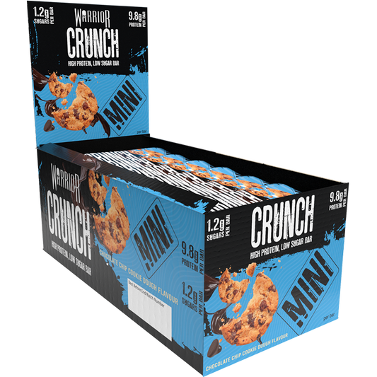 Warrior Crunch Mini Protein Bars - Low Sugar, Low Carb, Low Calorie