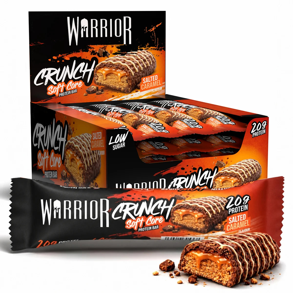 Warrior Crunch Protein Bars 12 x 64g