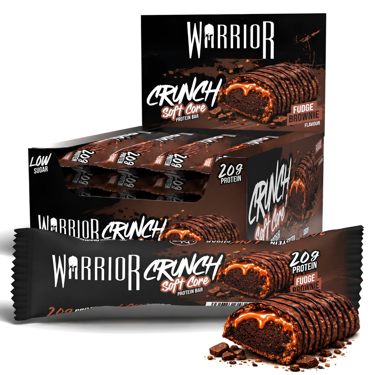 Warrior Crunch Protein Bars 12 x 64g