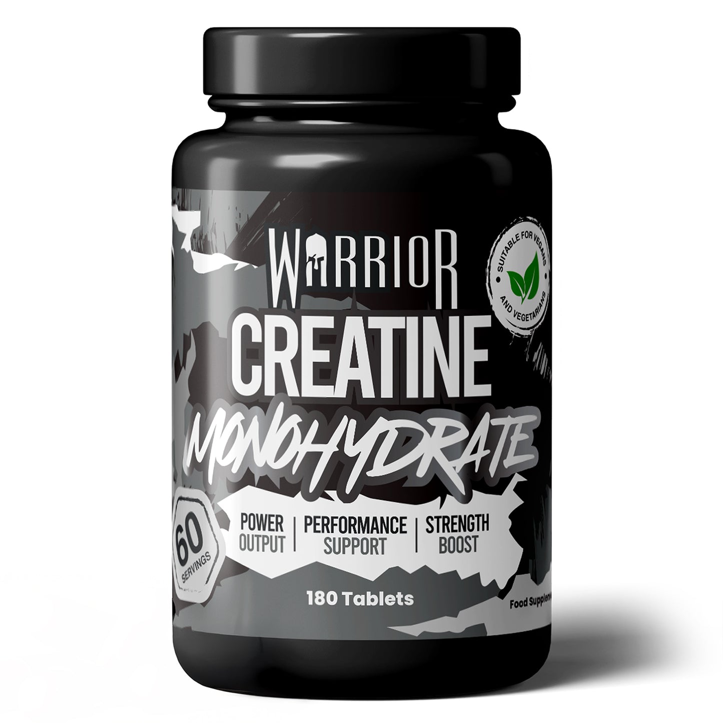 Warrior Creatine Monohydrate Tablets | 60 Tablets | 180 Tablets