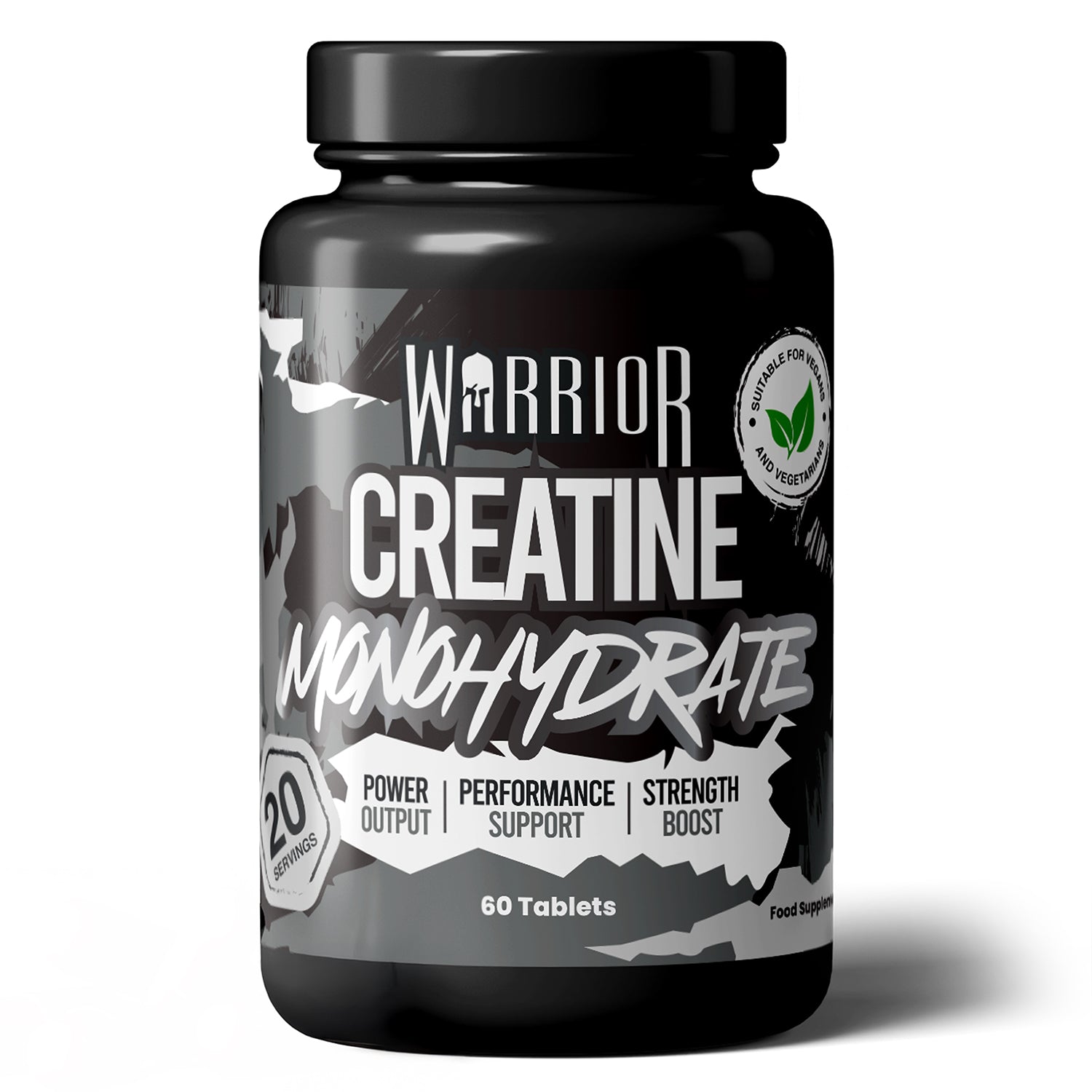 Warrior Creatine Monohydrate Tablets | 60 Tablets | 180 Tablets