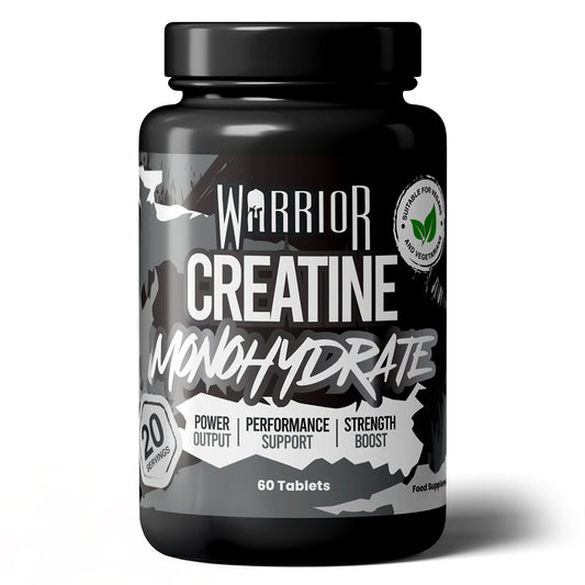 Warrior Creatine Monohydrate Tablets | 60 Tablets | 180 Tablets