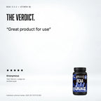 Warrior BCAA 2:1:1 – 2000mg with Vitamin B6 – 60 Vegan Capsules: customer review