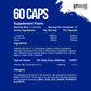 Warrior BCAA 2:1:1 supplement facts panel listing serving size, active ingredients, Vitamin B6 content and allergen information