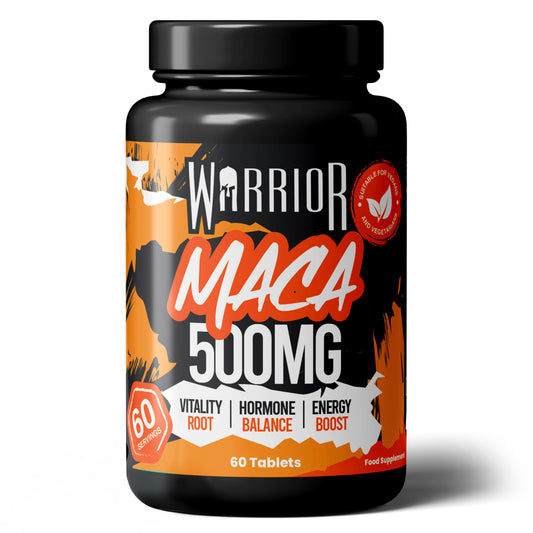 Warrior Maca – 500mg Capsules (60 Caps) | Natural Vitality, Hormone Balance & Performance Support