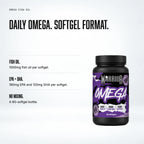 Warrior Omega 1000mg Fish Oil – 60 Softgels: benefits