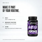 Warrior Omega 1000mg Fish Oil – 60 Softgels: when to take