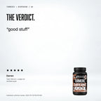 Warrior Turmeric with Bioperine 510mg, 60: customer review