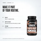 Warrior Turmeric with Bioperine 510mg, 60: when to take
