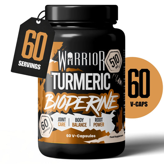 Warrior Turmeric with Bioperine 510mg - 60 Vegan Caps