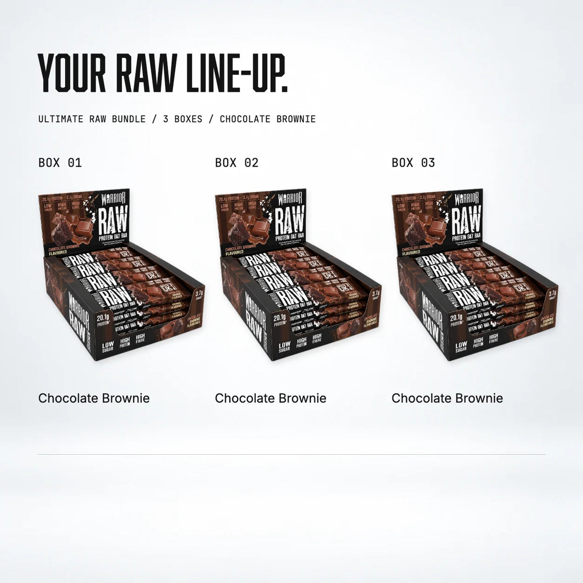 RAW Protein Bar Triple Pack