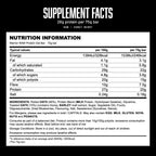 RAW B198-B-12 supplement facts