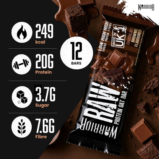 Warrior RAW Protein Bar - 12 x 75g Bars