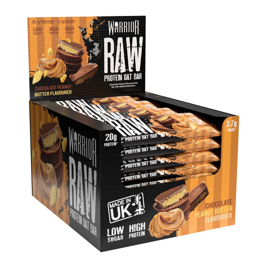 Warrior RAW Protein Bar - 24 x 75g Bars
