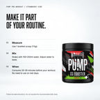 Warrior Pump Pre-Workout Powder, Strawberry Kiwi: when to take