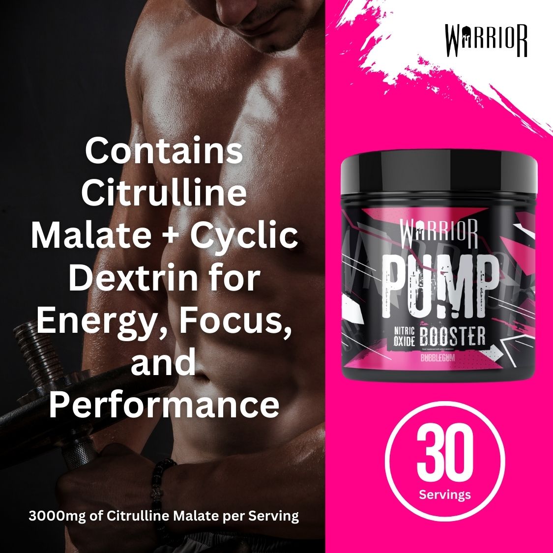 Warrior Pump Pre-Workout Powder
