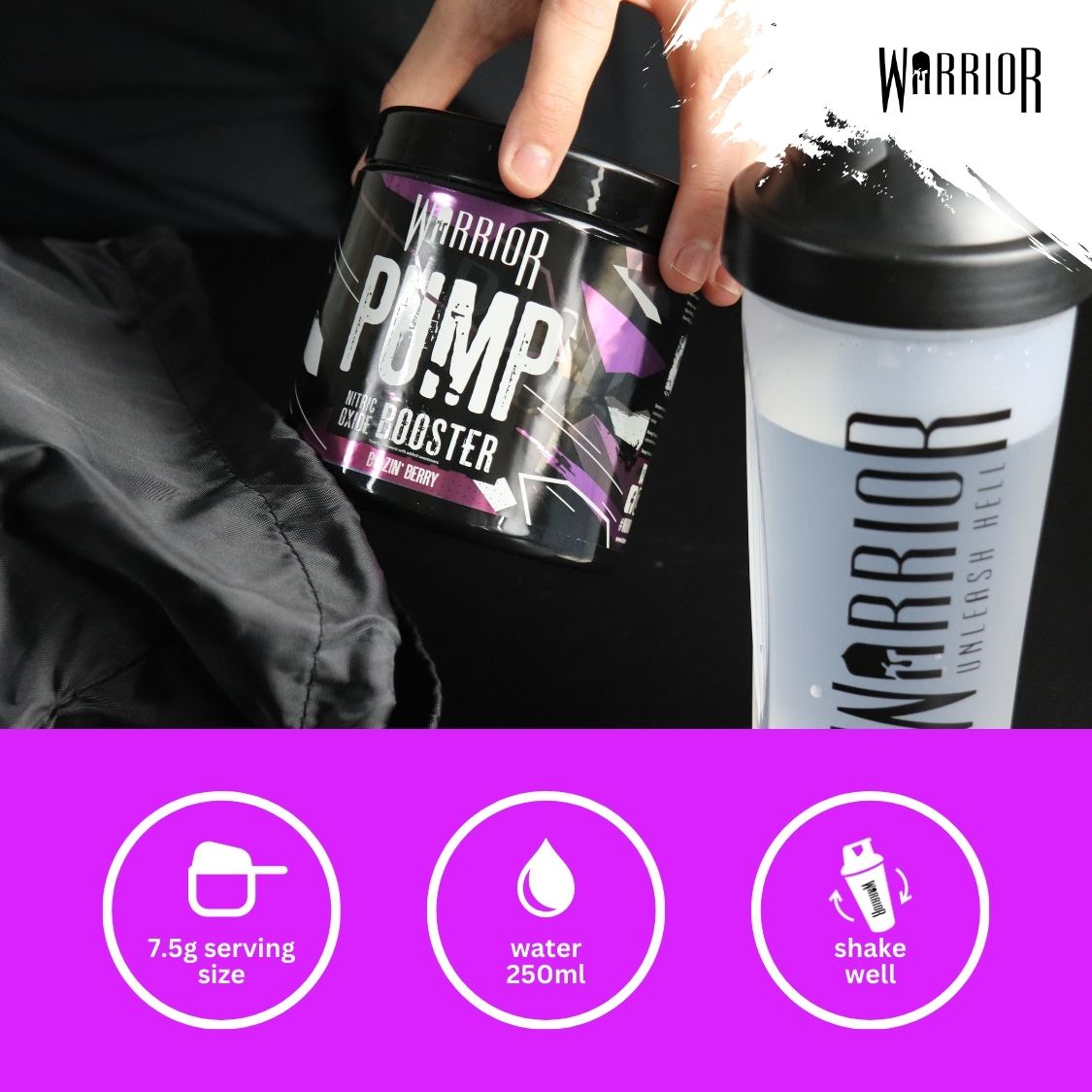 Warrior Pump Pre-Workout Powder