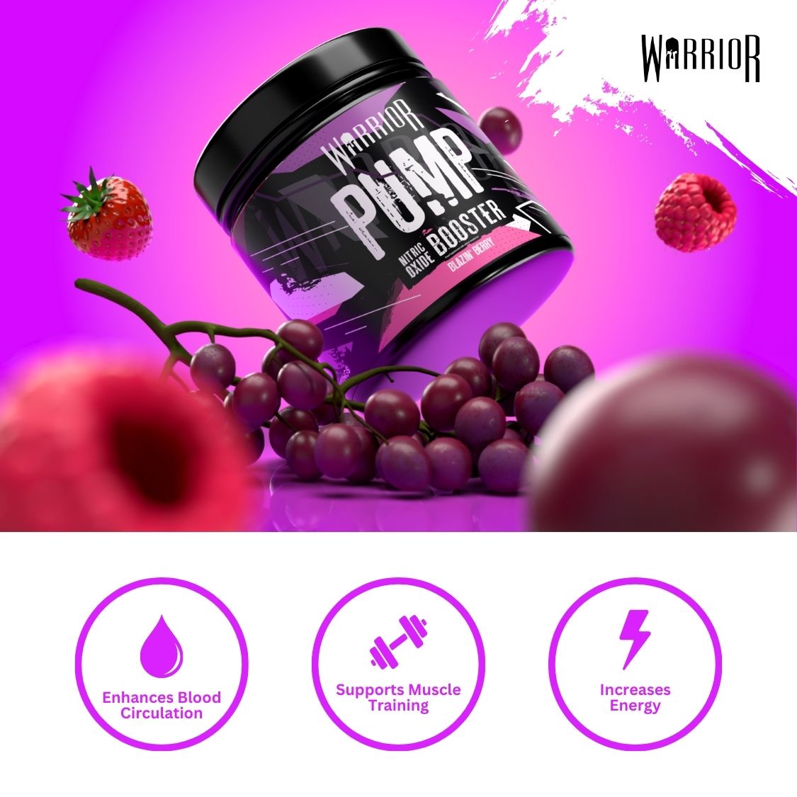 Warrior Pump Pre-Workout Powder