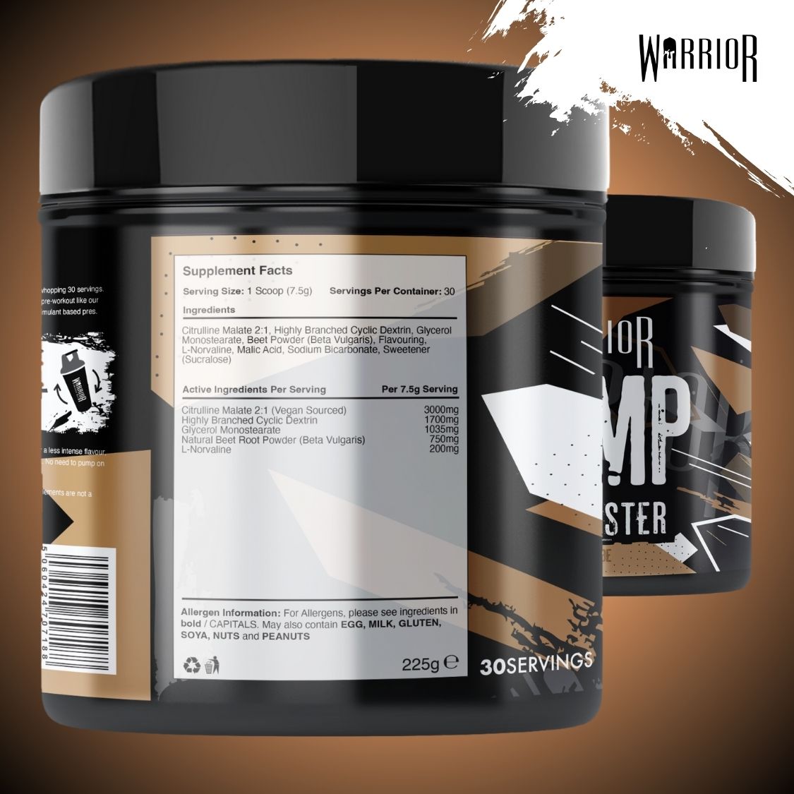 Warrior Pump Pre-Workout Powder