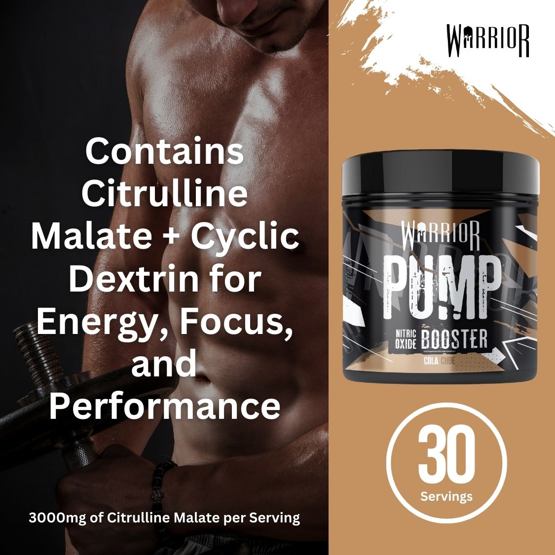 Warrior Pump Pre-Workout Powder