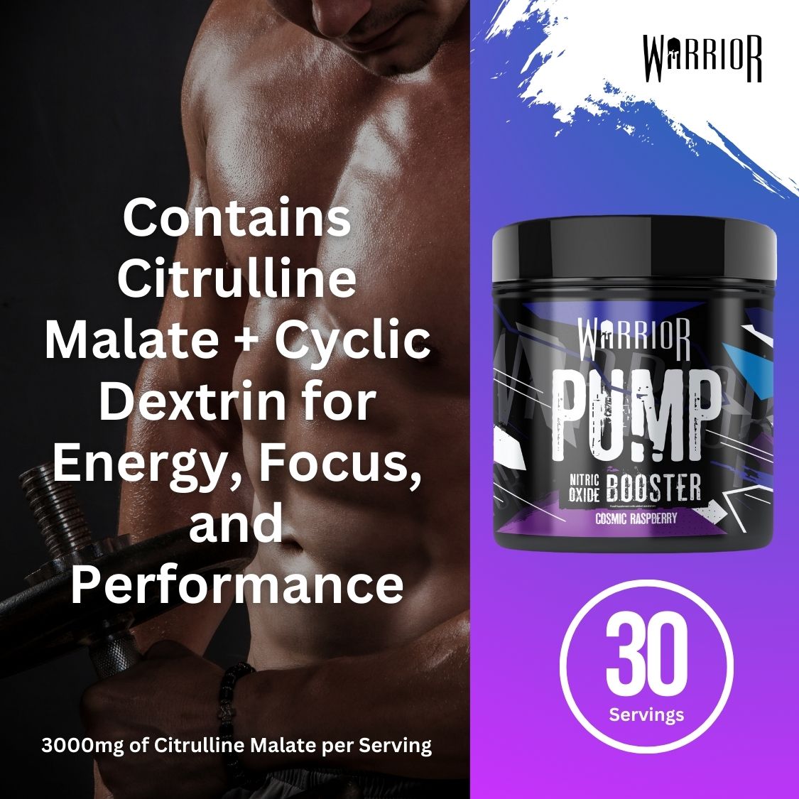 Warrior Pump Pre-Workout Powder