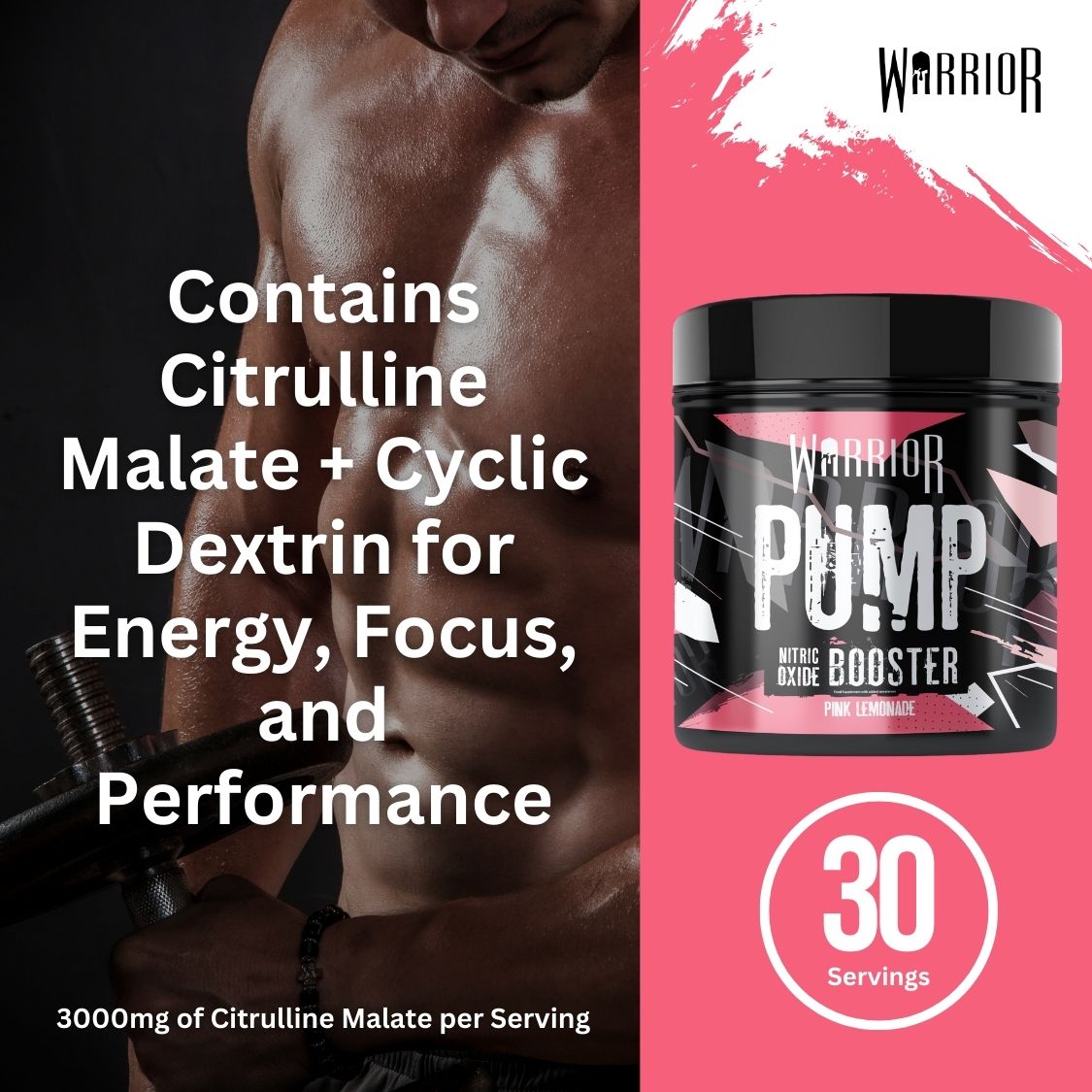 Warrior Pump Pre-Workout Powder