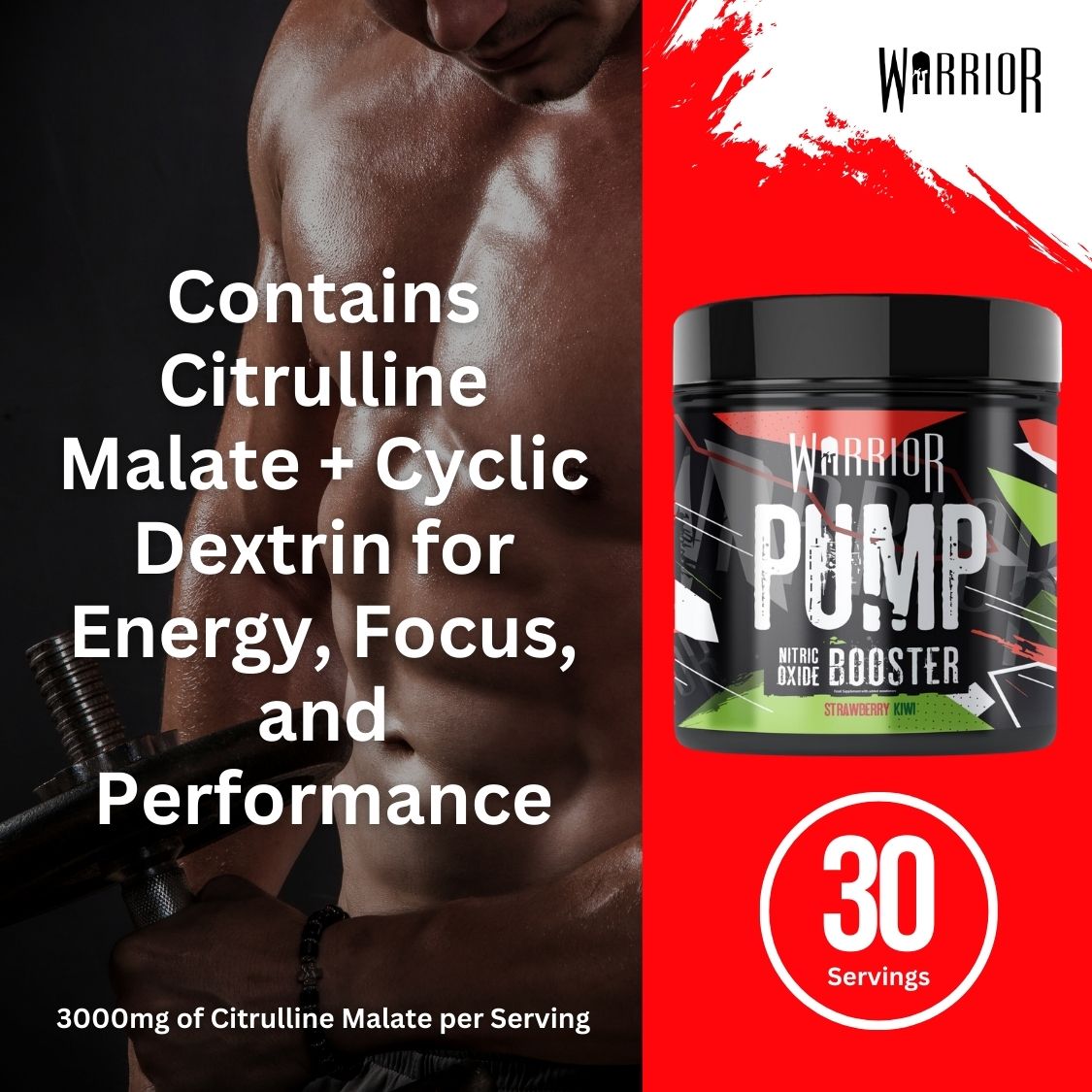 Warrior Pump Pre-Workout Powder