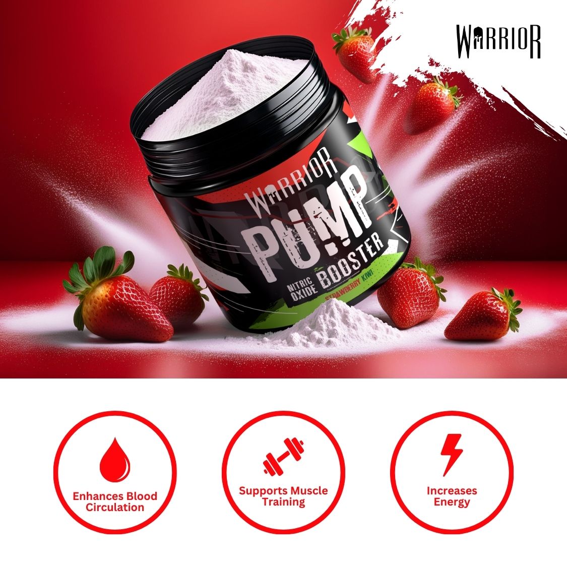 Warrior Pump Pre-Workout Powder