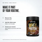 Warrior Whey Protein Powder – 500g, Double Chocolate: when to take