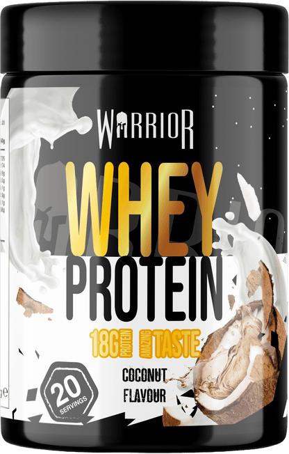 Warrior Whey Protein Powder – 500g | High Protein Shake for Muscle, Recovery & Lean Gains UK