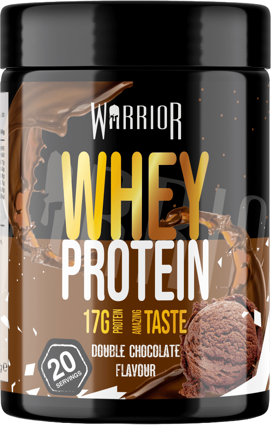Warrior Whey Protein Powder – 500g | High Protein Shake for Muscle, Recovery & Lean Gains UK