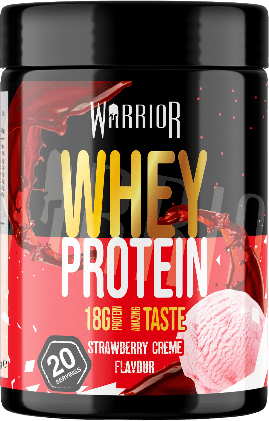 Warrior Whey Protein Powder – 500g | High Protein Shake for Muscle, Recovery & Lean Gains UK