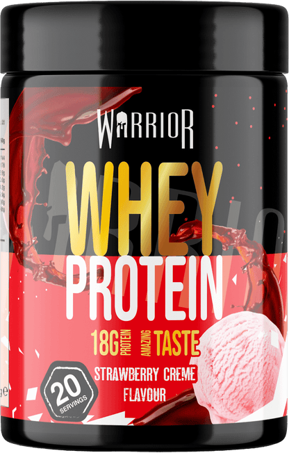 Warrior Whey Protein Powder – 500g | High Protein Shake for Muscle, Recovery & Lean Gains UK