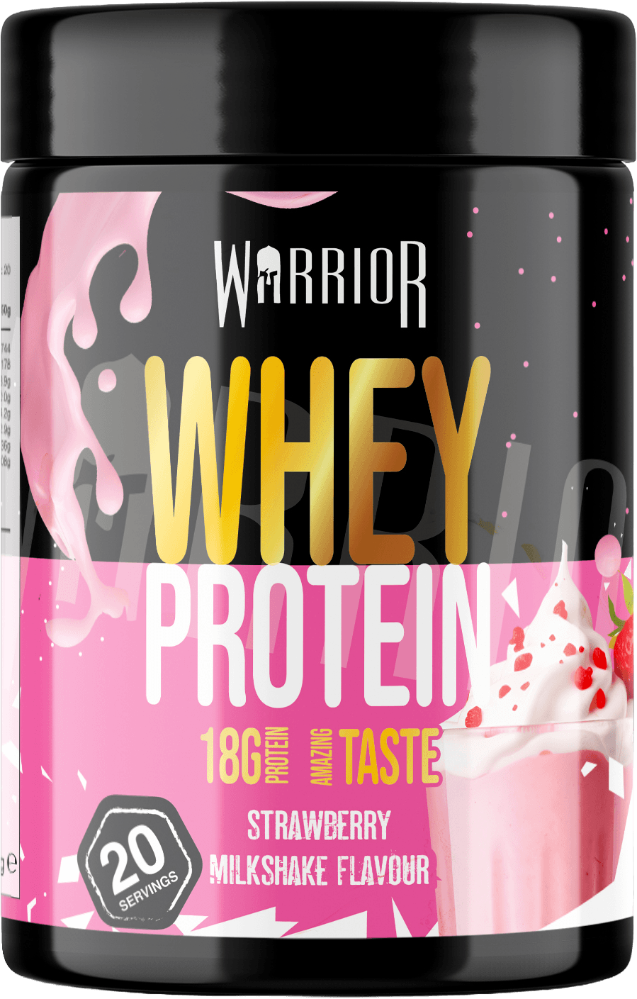 Warrior Whey Protein Powder – 500g | High Protein Shake for Muscle, Recovery & Lean Gains UK